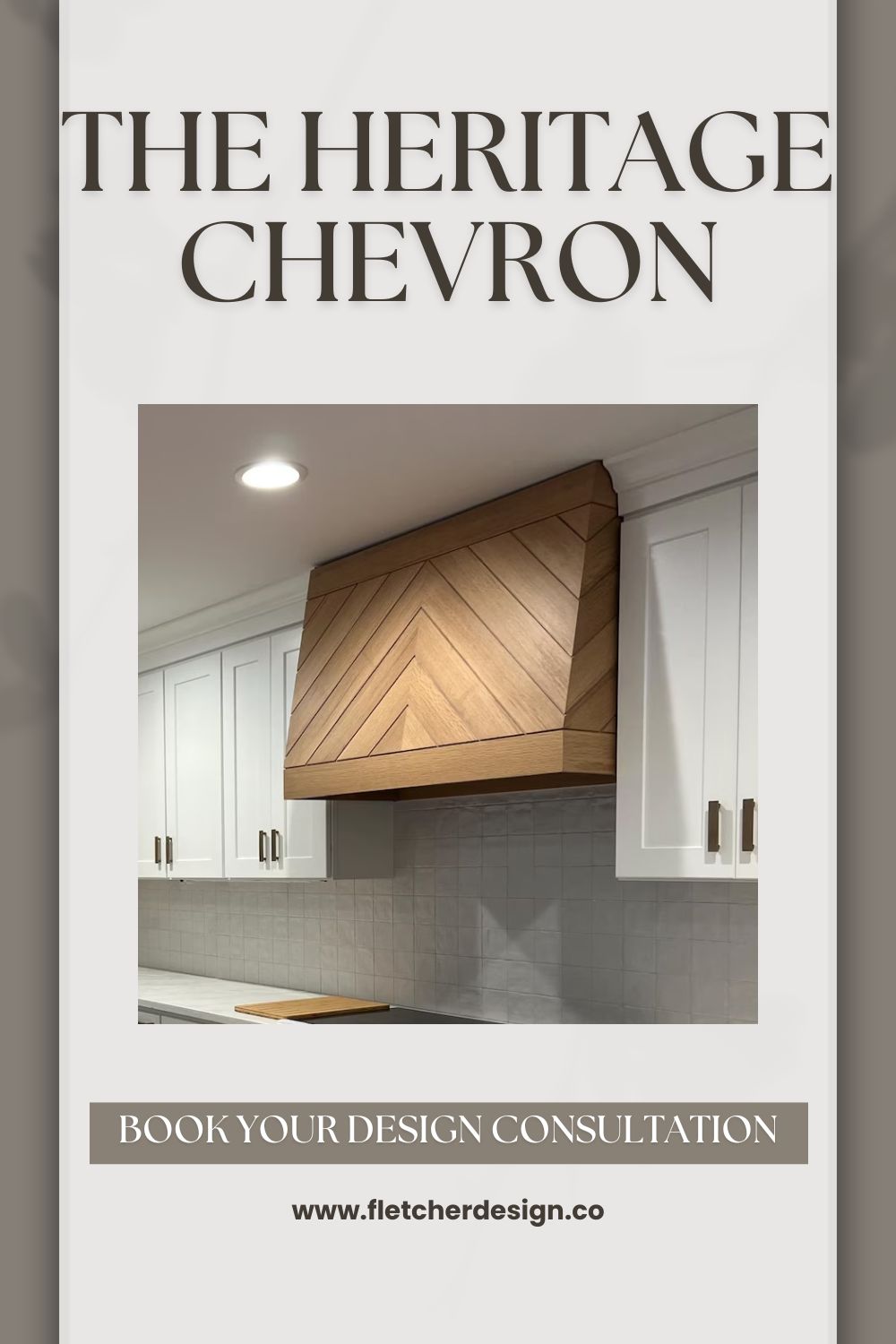 The Heritage Chevron: A Timeless Statement for Your Kitchen